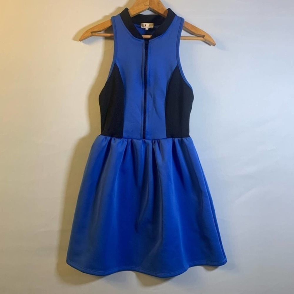 5/ $25 One Clothing Blue and Black Mini Dress XS